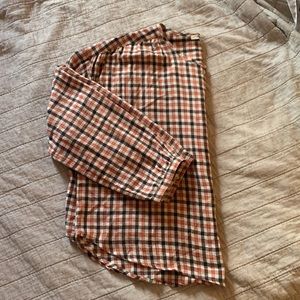 Madewell plaid summery flannel